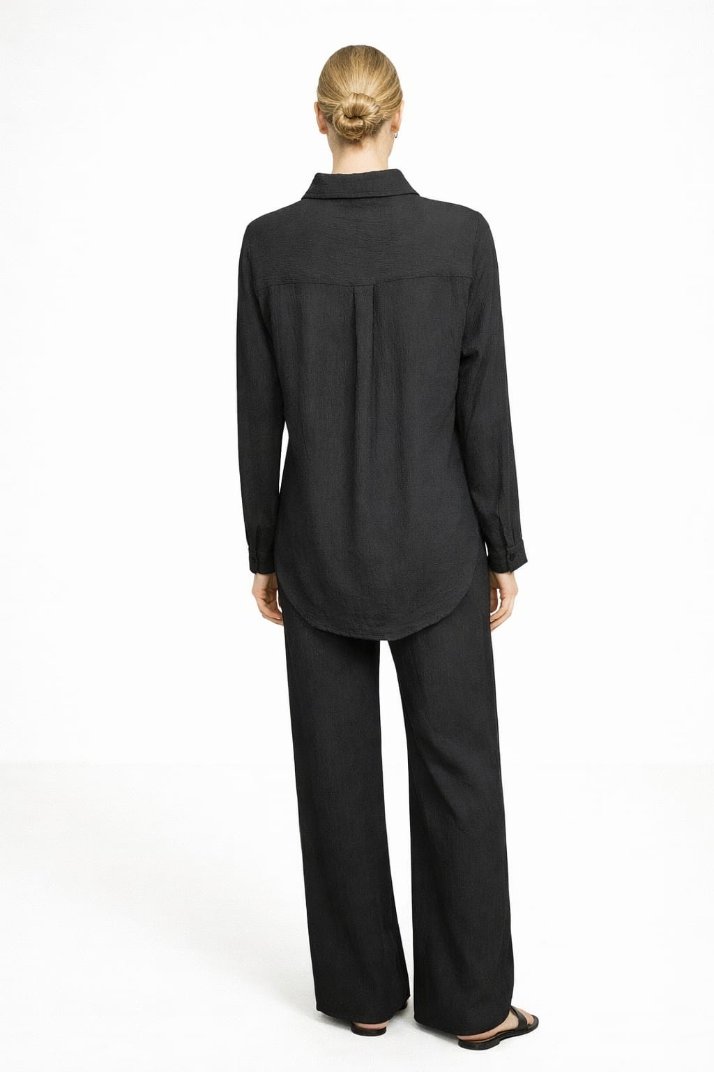 Stylish women’s two-piece co-ord set featuring BLACK COLOUR