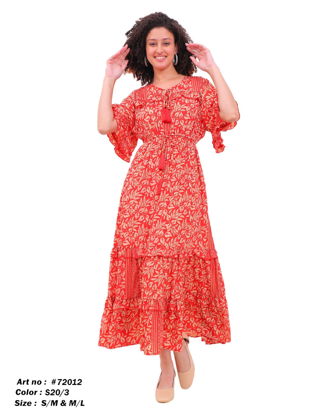 Emerald Paisley Boho Maxi Dress