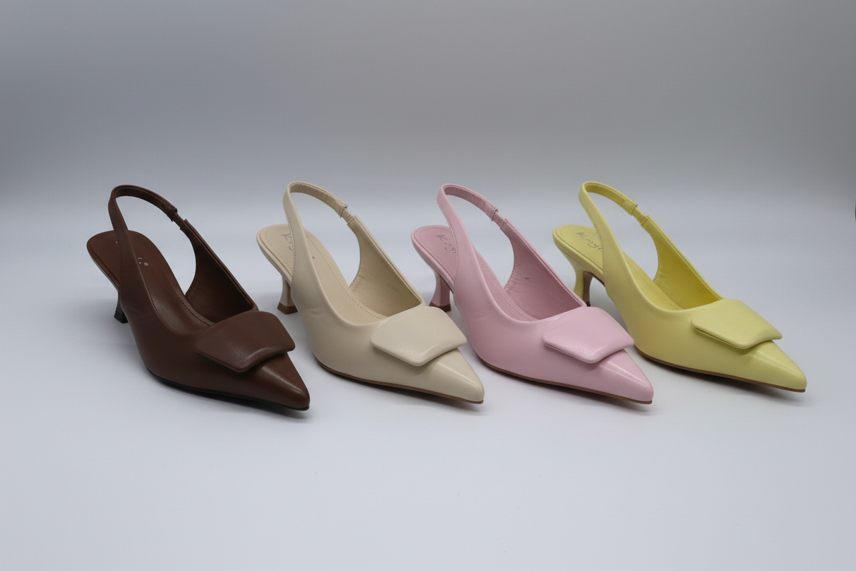 Bow Slingback Kitten Heel – All Colors