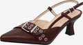 Buckle Slingback Kitten Heel