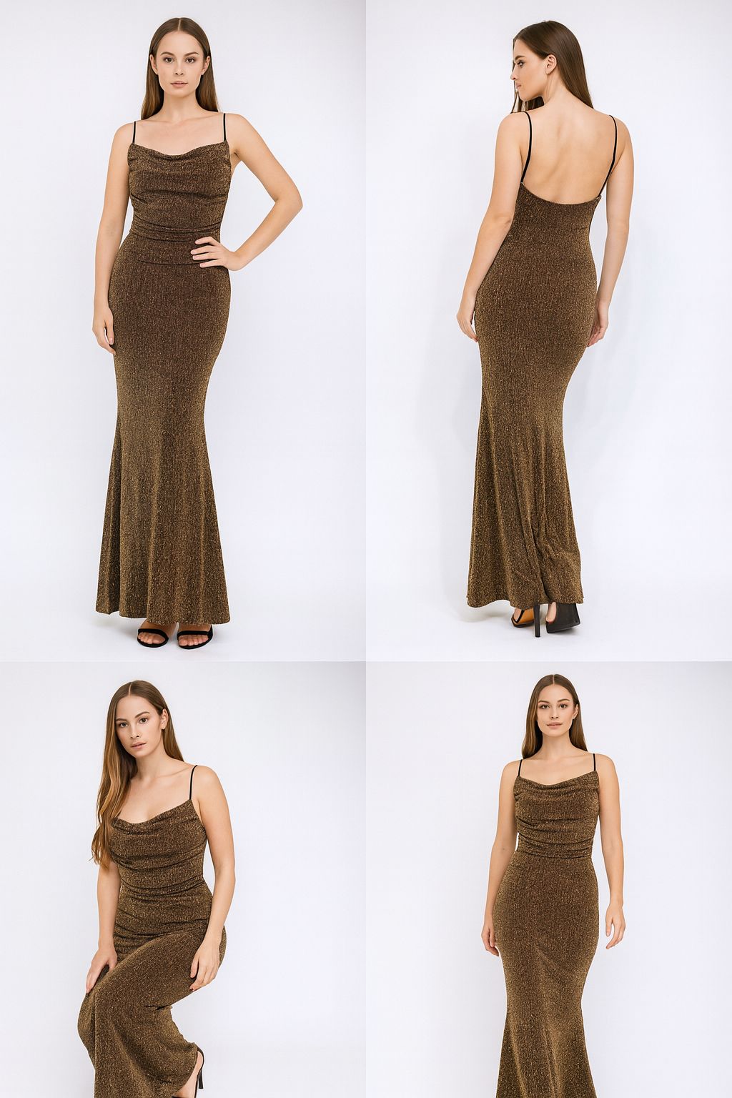 Elegant sparkle maxi Dress