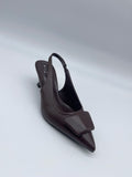 Pointed-Toe Slingback Heel