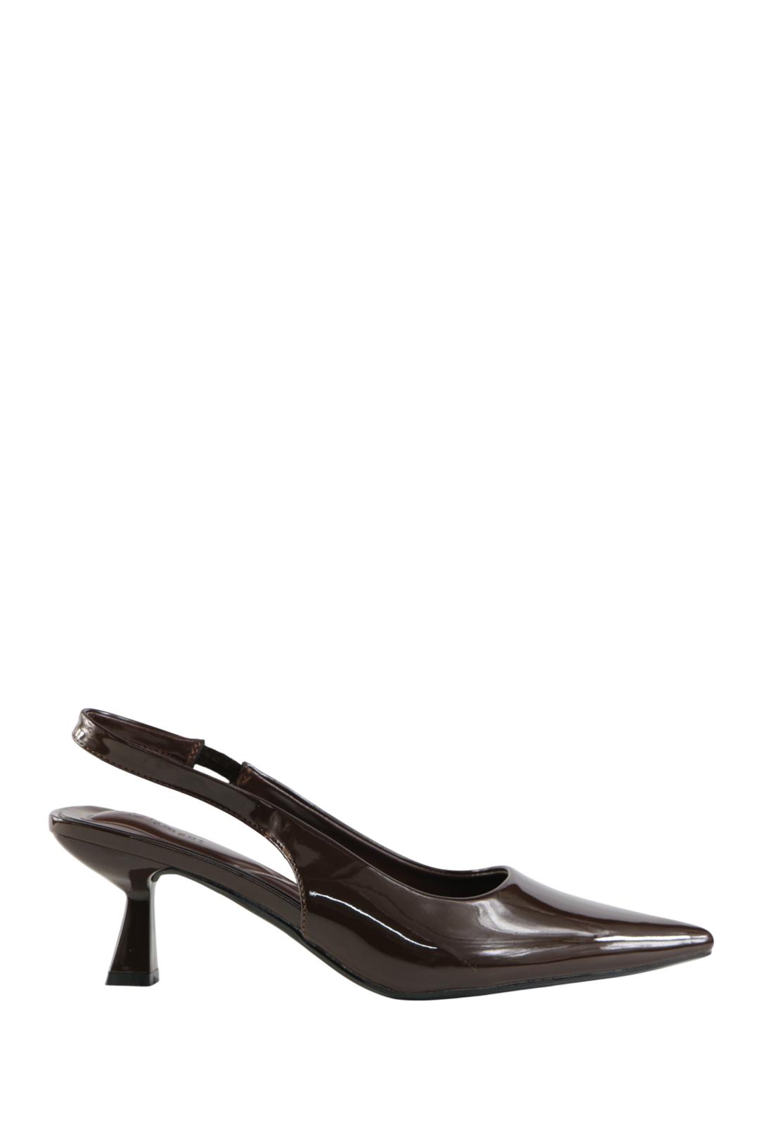 Patent Slingback Kitten Heel
