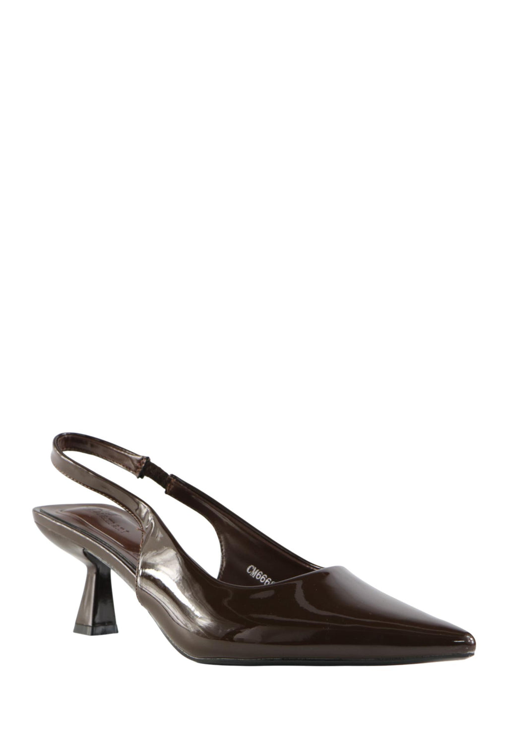 Patent Slingback Kitten Heel