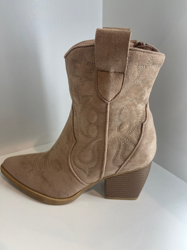 Cowboy laarzen/ suede